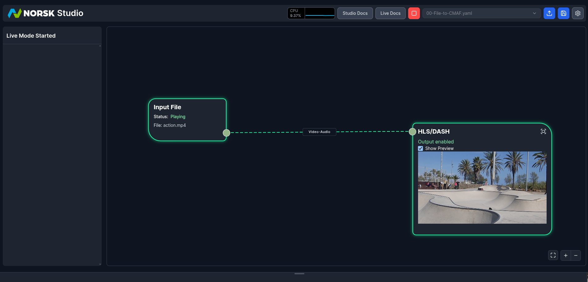file input live